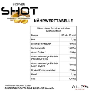 Ingwer SHOT - 30 ml